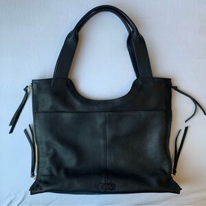 Vince Camuto Black Leather Corla Tote Bag NWOT